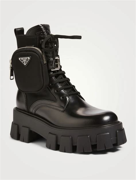 combat boots women prada|prada ankle boots women's.